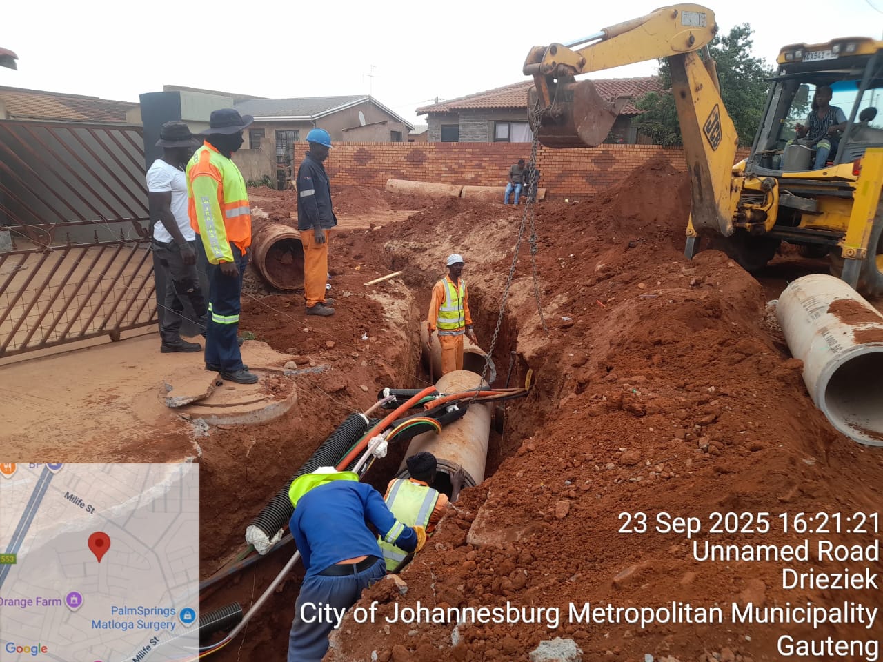 Construction site mapping